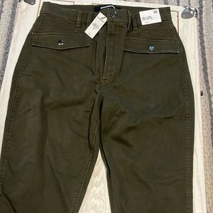 NWT Exoress  loden green pants size 10